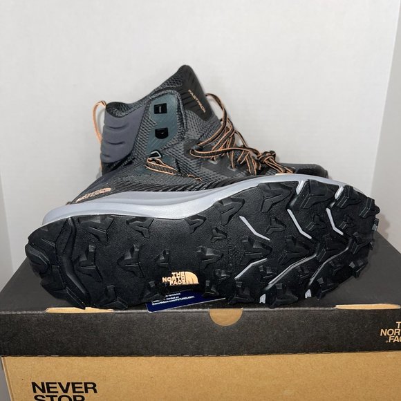 WOMEN'S NORTH FACE VECTIV FASTPACK MID FUTURELIGHT BOOTS BLACK/GREY - Picture 6 of 6